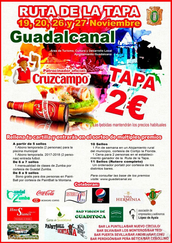 Ruta de la Tapa 2016 en Guadalcanal 