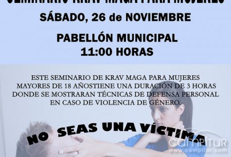 Seminario de Krav Maga para mujeres en Granja de Torrehermosa 