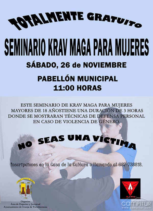 Seminario de Krav Maga para mujeres en Granja de Torrehermosa 