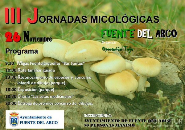 III Jornadas Micológicas en Fuente del Arco 