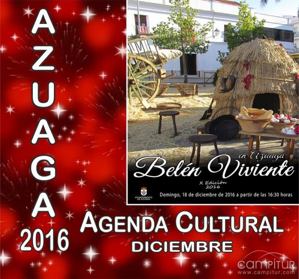 Agenda Cultural para el mes de diciembre en Azuaga 