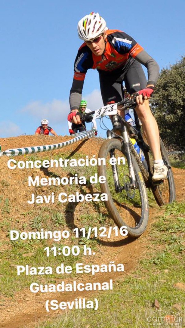 Concentración en Memoria de Javi Cabeza en Guadalcanal 