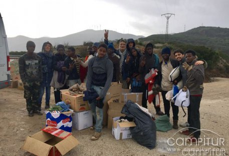 Campaña de Ayuda Humanitaria a los Campamentos de Inmigrantes de la frontera con Ceuta 