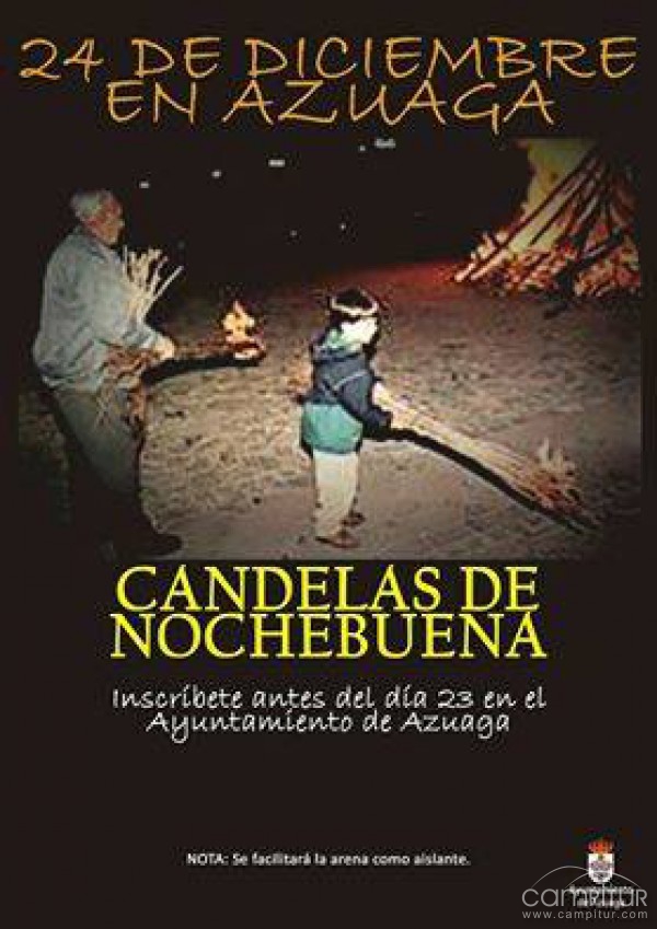 Candelas de Nochebuena en Azuaga 