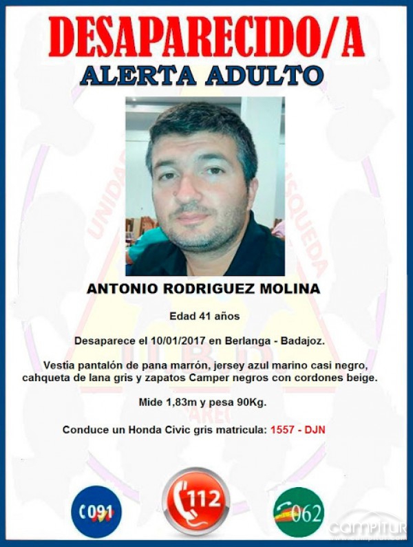 Desaparecido un vecino de Berlanga 