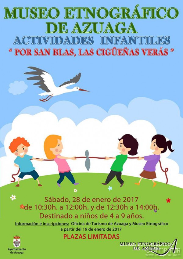 Actividades infantiles en el Museo Etnográfico de Azuaga 