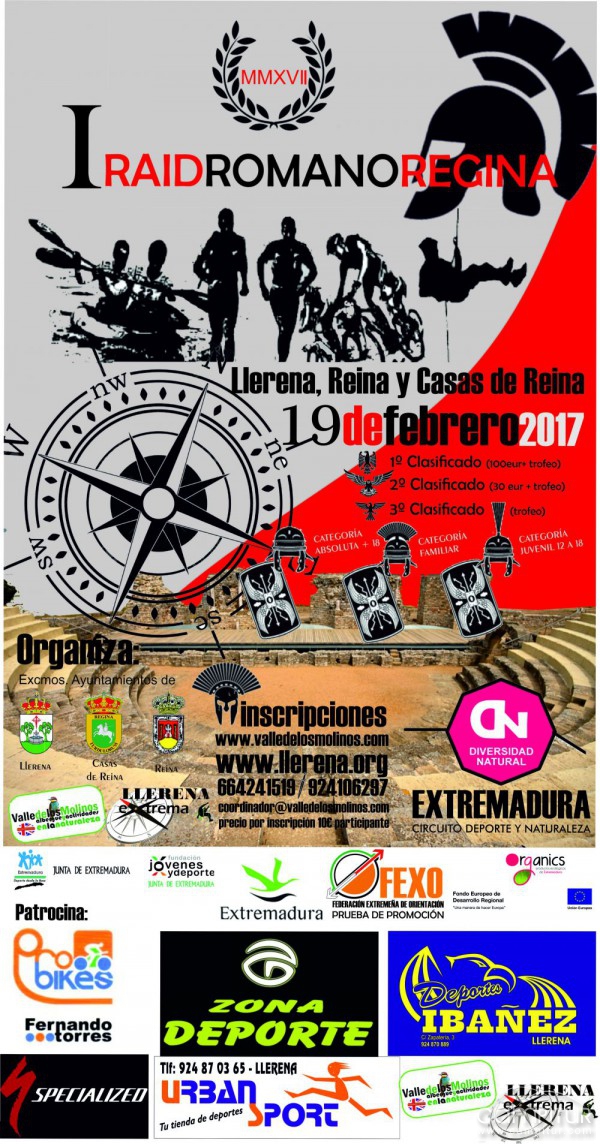 El 19 de febrero se celebra el I Raid Romano Regina