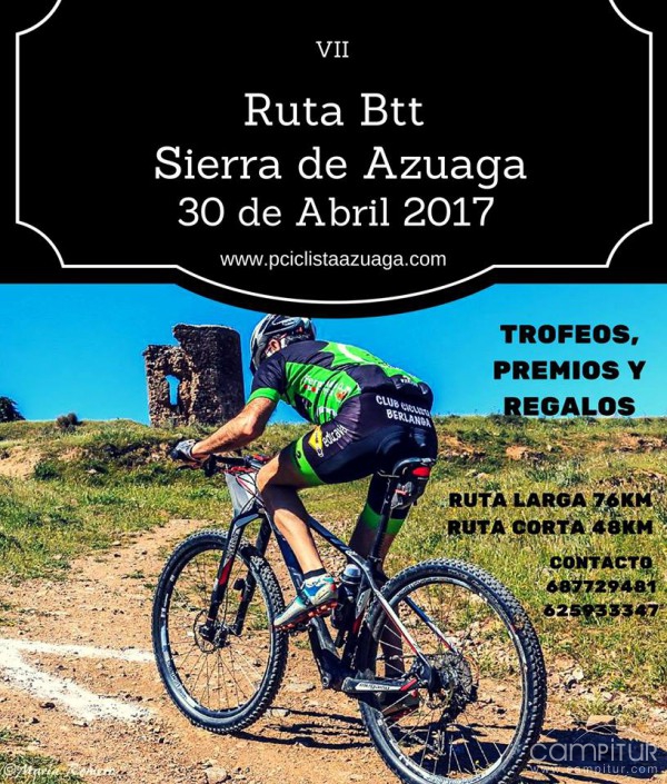 La Peña Ciclista de Azuaga ultima los preparativos para la VII Ruta BTT Sierra de Azuaga 