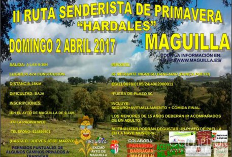 II Ruta Senderista de Primavera “Hardales” en Maguilla 