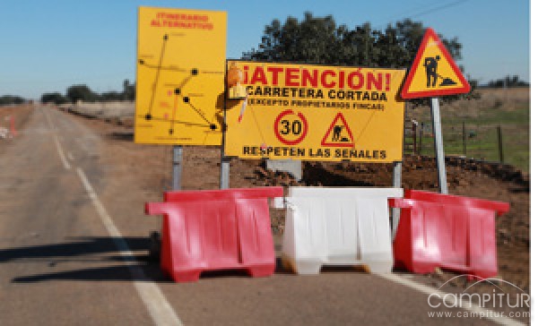 Cortada al tráfico la BA-119, de Retamal de Llerena a la EX – 343 