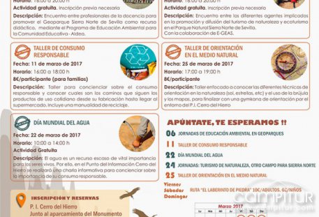 Actividades en el Punto de Información Cerro del Hierro