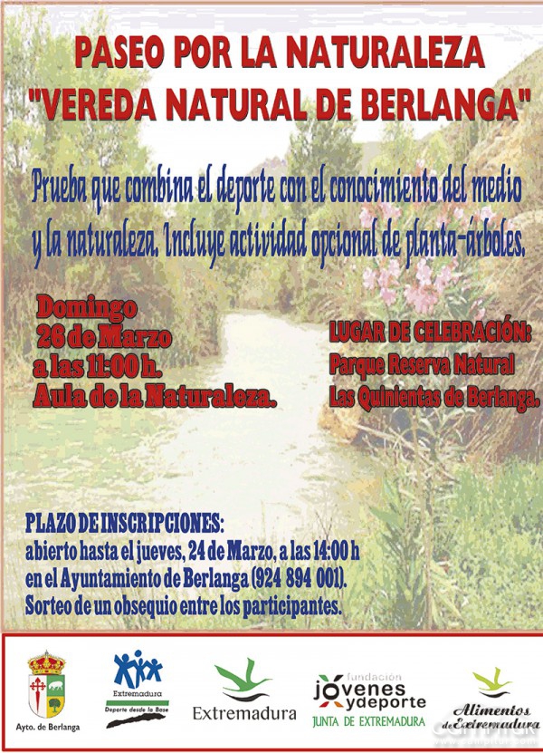 Paseo por la Naturaleza “Vereda Natural de Berlanga”