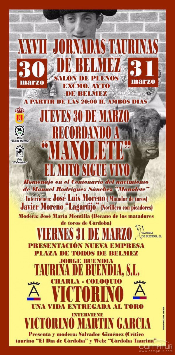 XXVII Jornadas Taurinas  en Belmez  