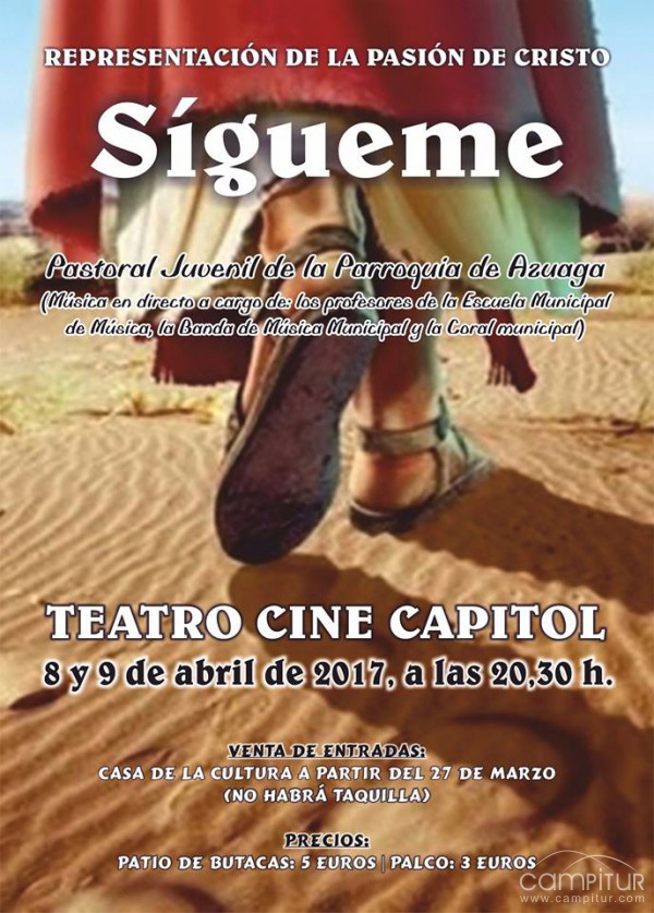 Representación de la “Pasión de Cristo. Sígueme” en Azuaga