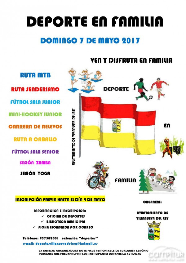 III Jornada Deporte en Familia en Villanueva del Rey 