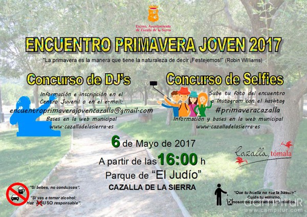 Encuentro Primavera Joven 2017 en Cazalla de la Sierra