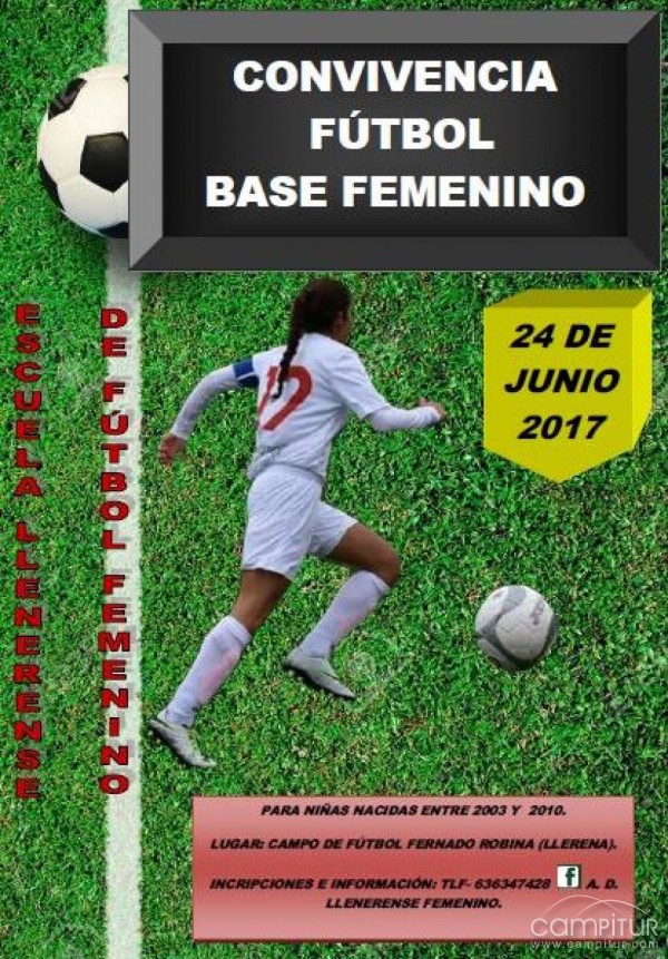 Convivencia Futbol Base Femenino en Llerena 