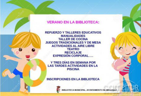 Actividades de Verano en la Biblioteca Municipal de Maguilla 