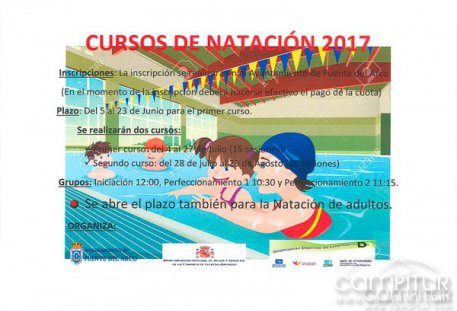 Cursos de Natación verano 2017 en Fuente del Arco  
