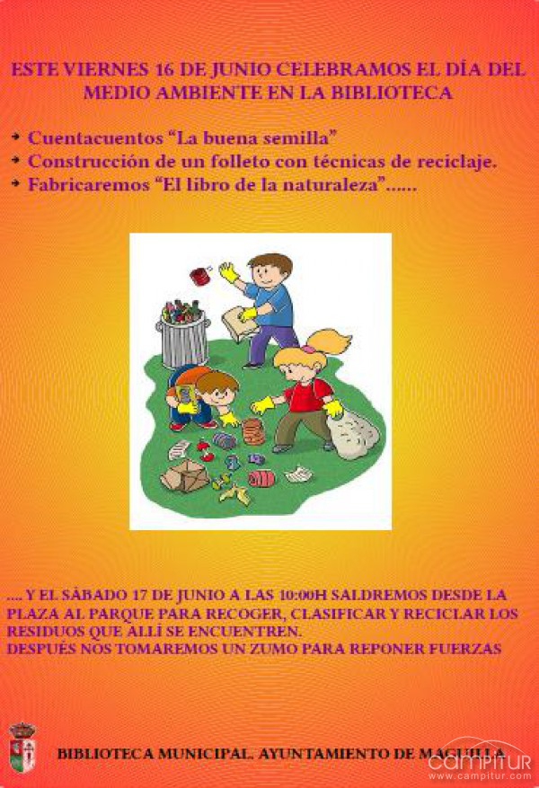 La Biblioteca de Maguilla celebra el Día del Medio Ambiente