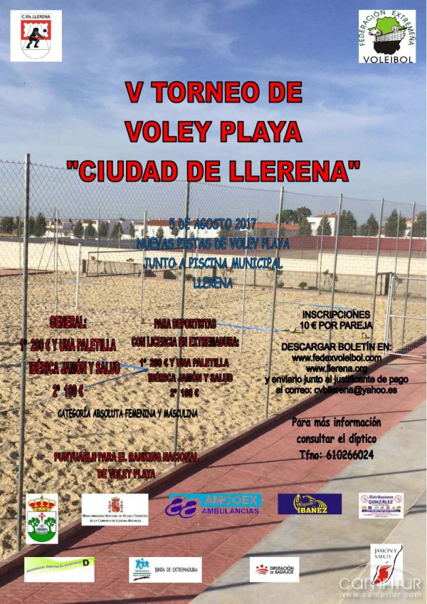 V Torneo de Vóley Playa “Ciudad de Llerena”