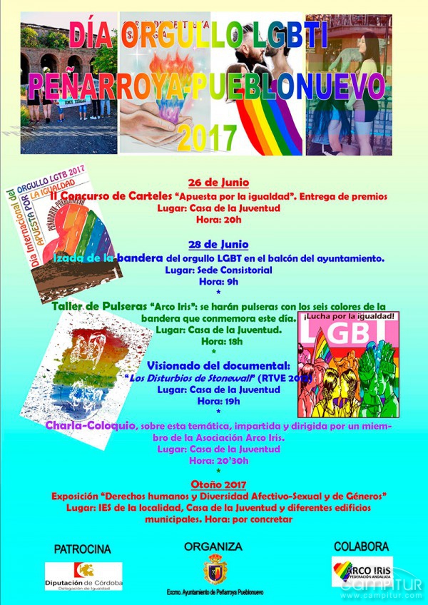 Actividades conmemorativas Día Orgullo LGBTI en Peñarroya-Pueblonuevo 