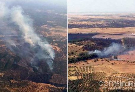 Alanís y Guadalcanal ardían el pasado sábado 