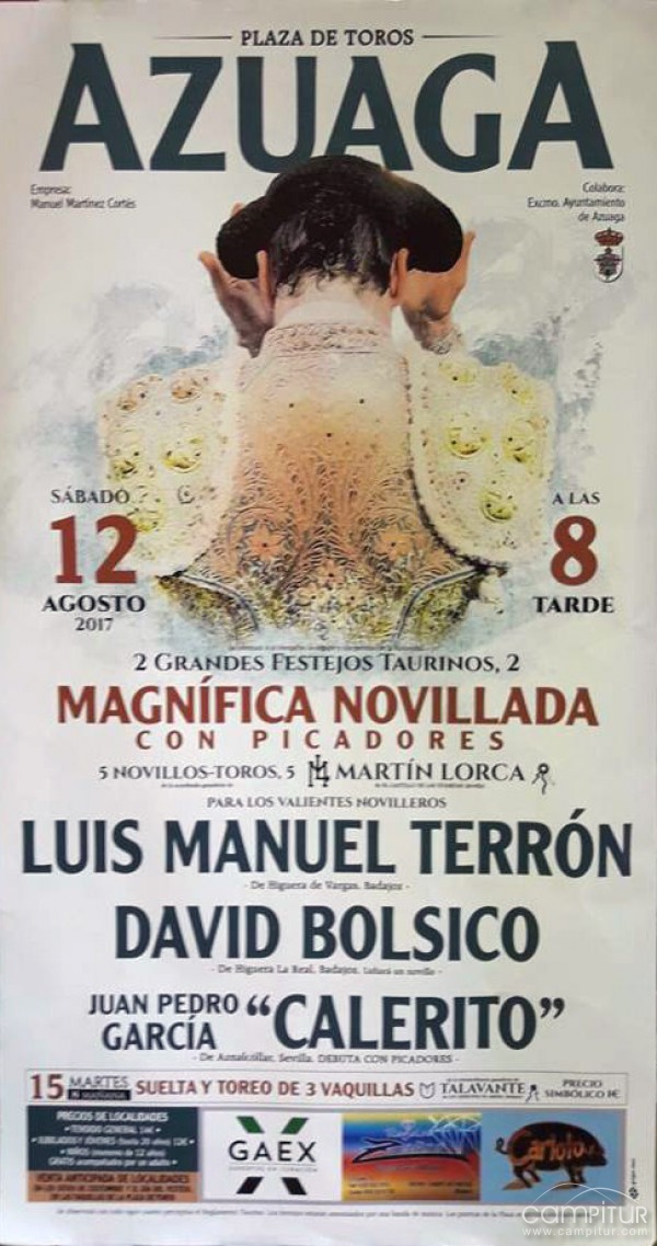 Magnífica Novillada con Picadores en Azuaga 