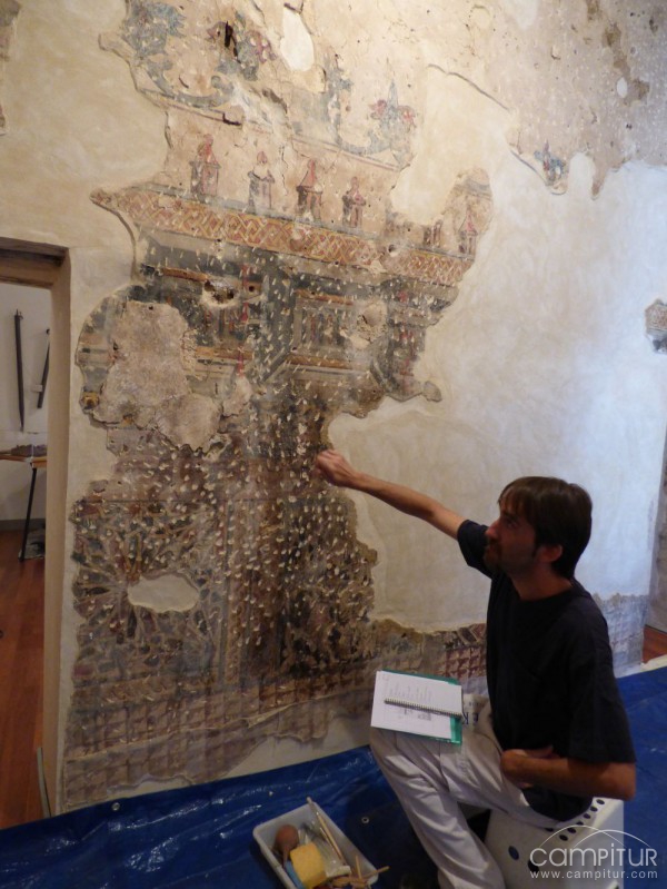 Las pinturas murales del Palacio Episcopal objeto de restauración 