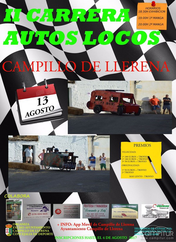 II Carrera Autos Locos en Campillo de Llerena 