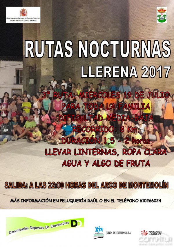 Nueva Ruta Nocturna en Llerena 
