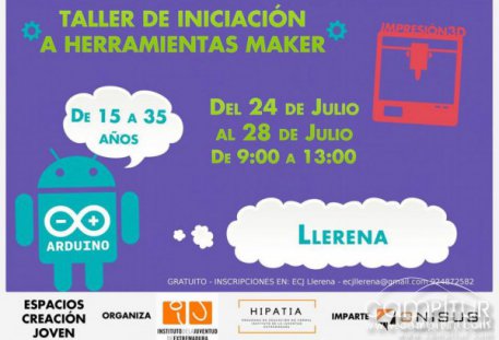 Taller de iniciación a Herramientas Maker en Llerena 