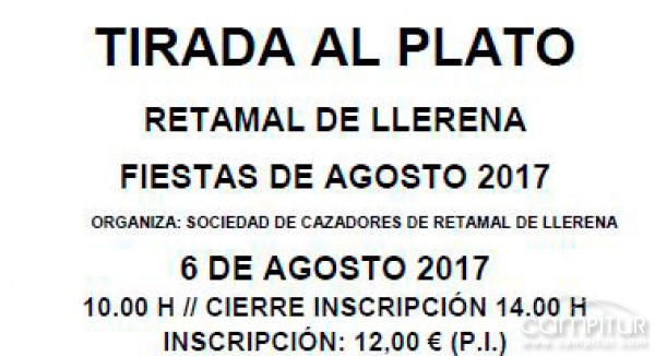 Tirada la Plato en Retamal de Llerena 
