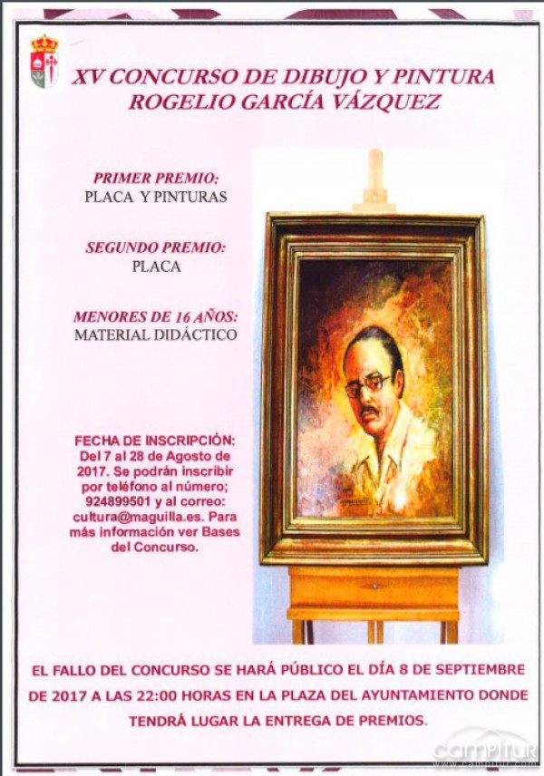 XV Concurso de Dibujo y Pintura Rogelio García Vázquez en Maguilla 