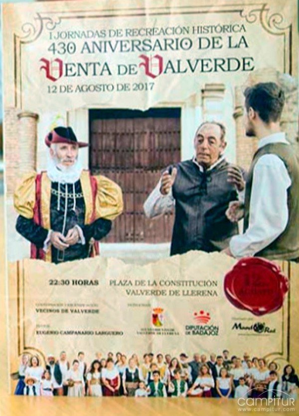 Valverde de Llerena conmemora su 430 aniversario con una gran representación 