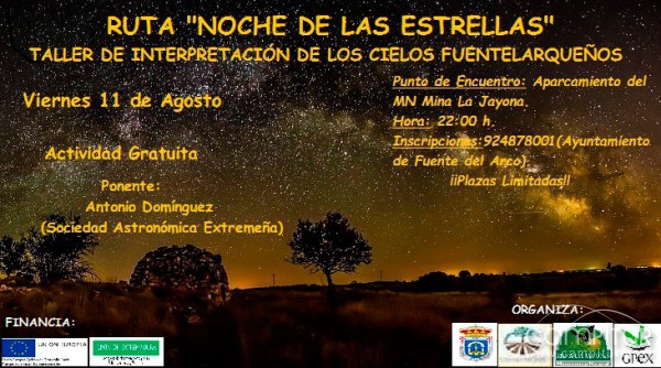 Ruta de las Estrellas en Fuente del Arco 