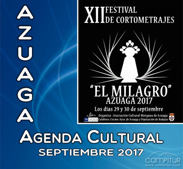 Agenda Cultural mes de Septiembre en Azuaga 