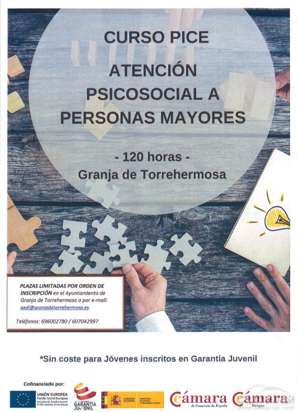 Curso de Atención Psicosocial a Personas Mayores en Granja 