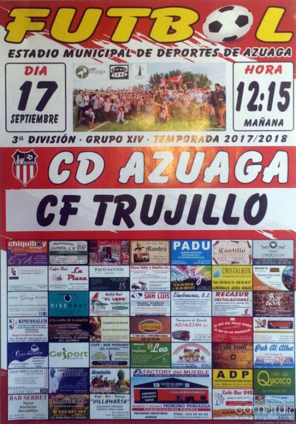 Este domingo el CD Azuaga juega en su Estadio 