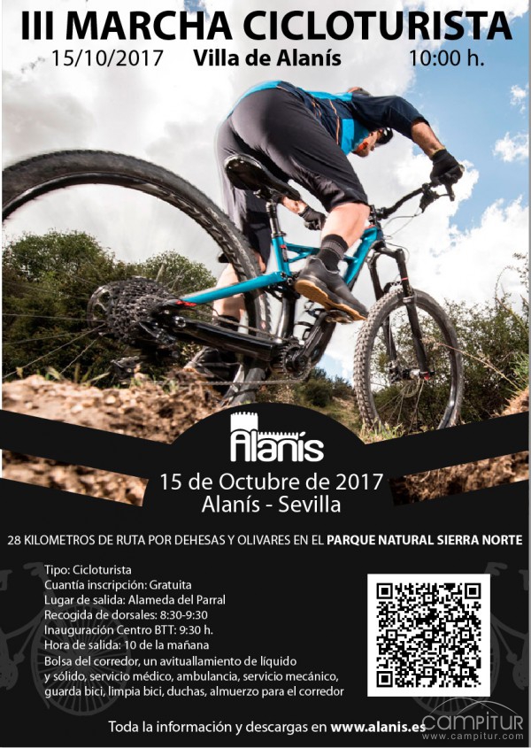 III Marcha Cicloturista Villa de Alanís 
