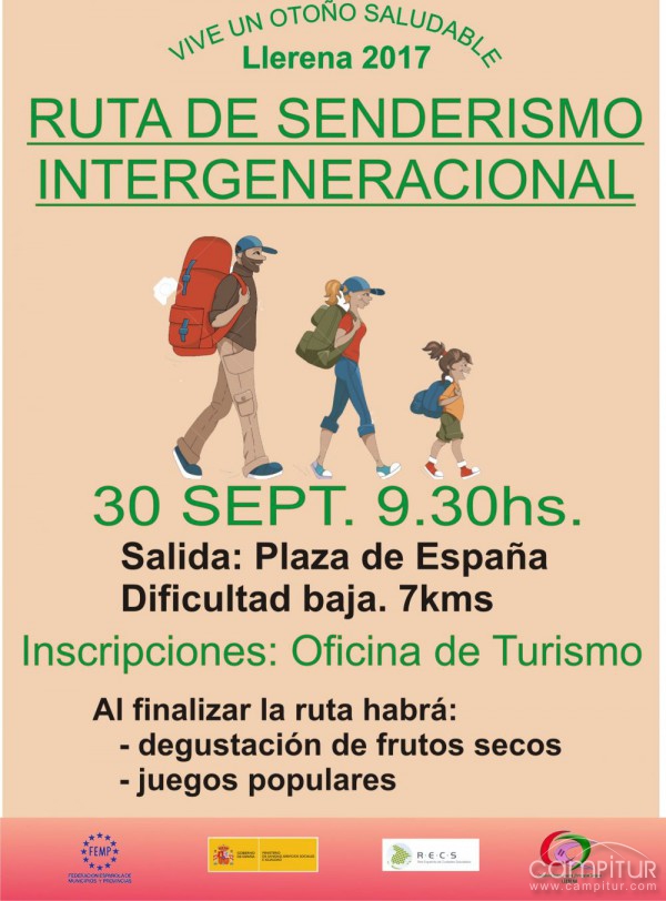 Ruta de Senderismo Intergeneracional en Llerena 