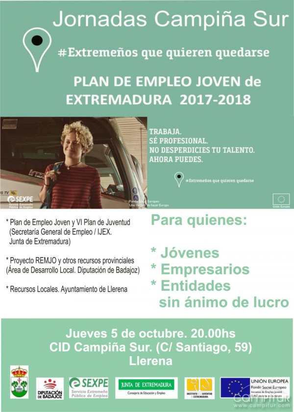 Jornada Campiña Sur #Extremeños que quieren quedarse 