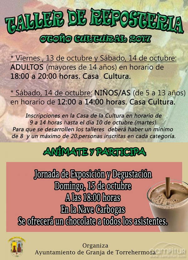 Taller de Repostería en Granja de Torrehermosa 