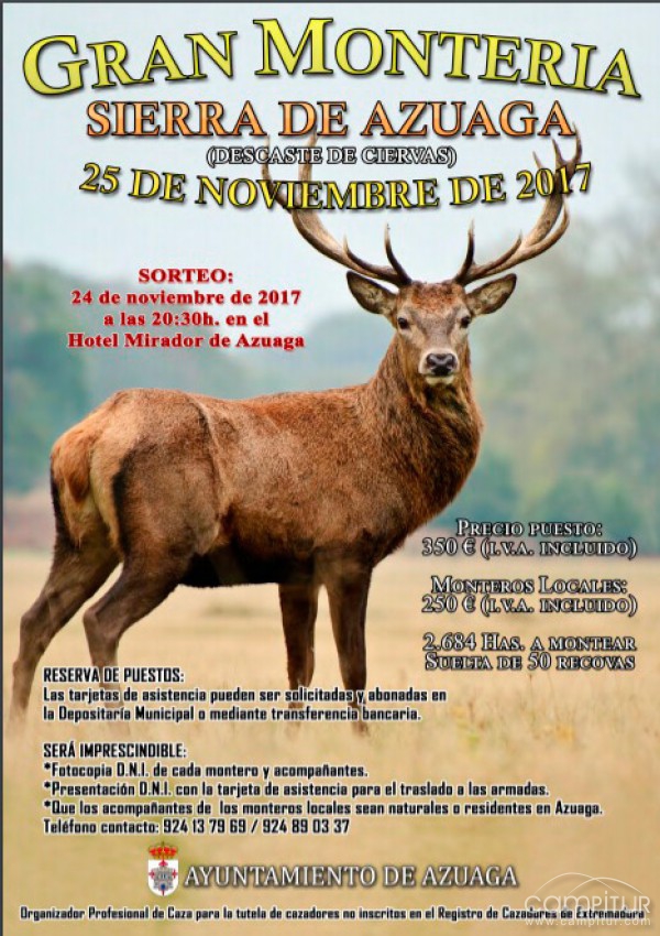 Gran Montería Sierra de Azuaga 2017 