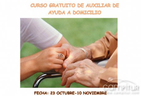 Curso gratuito de “Auxiliar de Ayuda a Domicilio” en Peñarroya-Pueblonuevo 