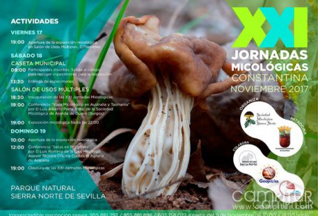 XXI Jornadas Micológicas del Parque Natural de la Sierra Norte de Sevilla