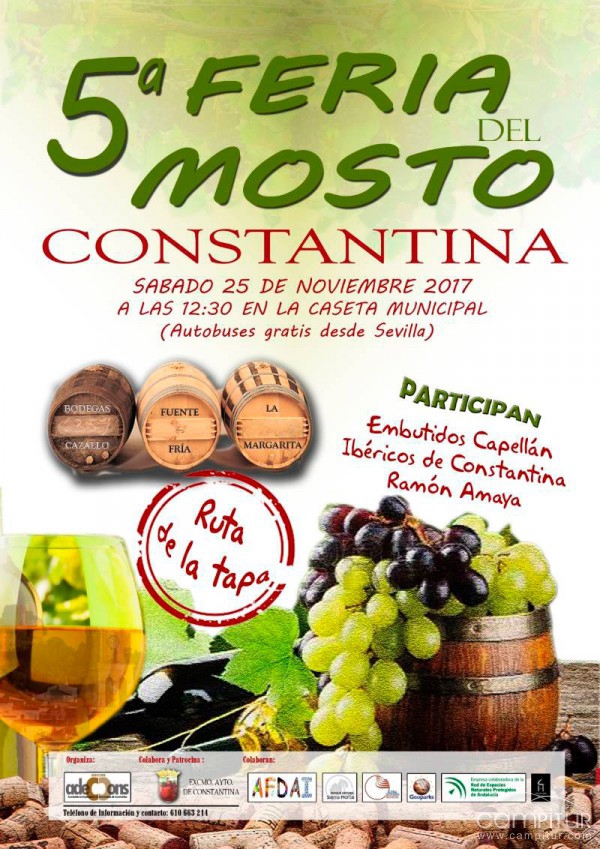 5ª Feria del Mosto y Productos Ibéricos de Constantina 