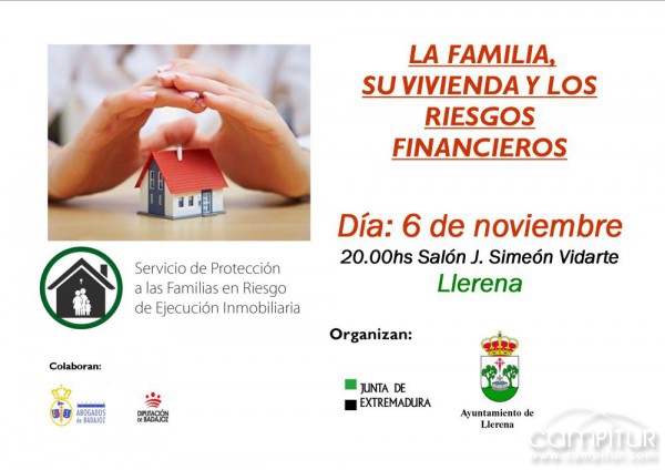 Debate en Llerena “La familia, su vivienda y los riesgos financieros” 