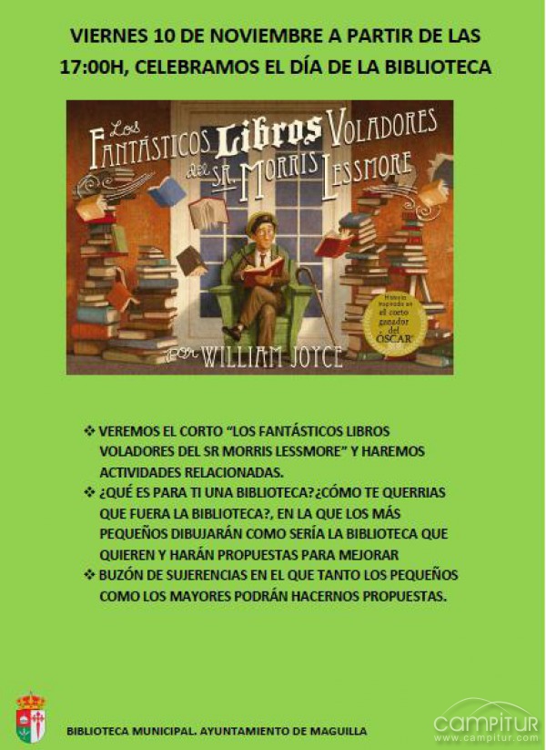 Numerosas actividades en la Biblioteca de Maguilla 