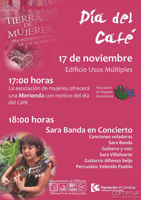 Día del Café y conmemoración del Día de la Mujer en Villaharta 